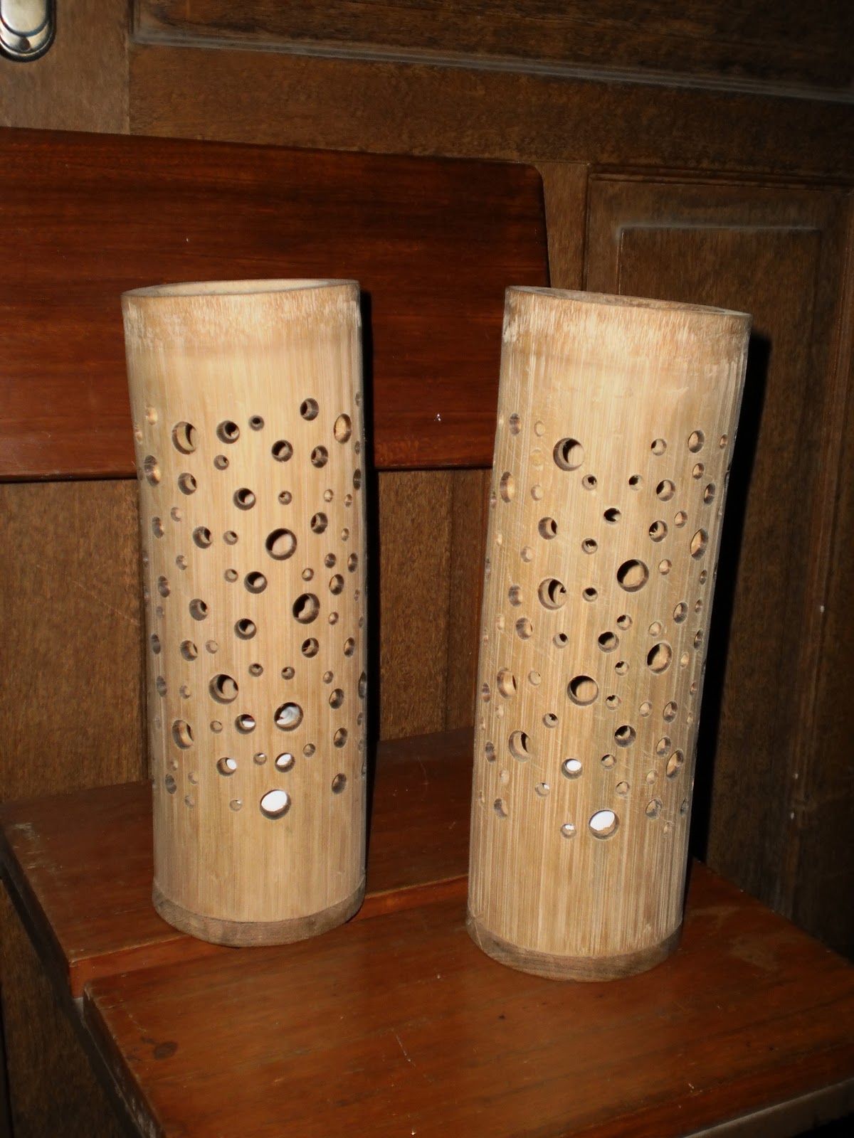  Kerajinan  Lampu Hias dari  Bambu  Wayang dan Souvenir